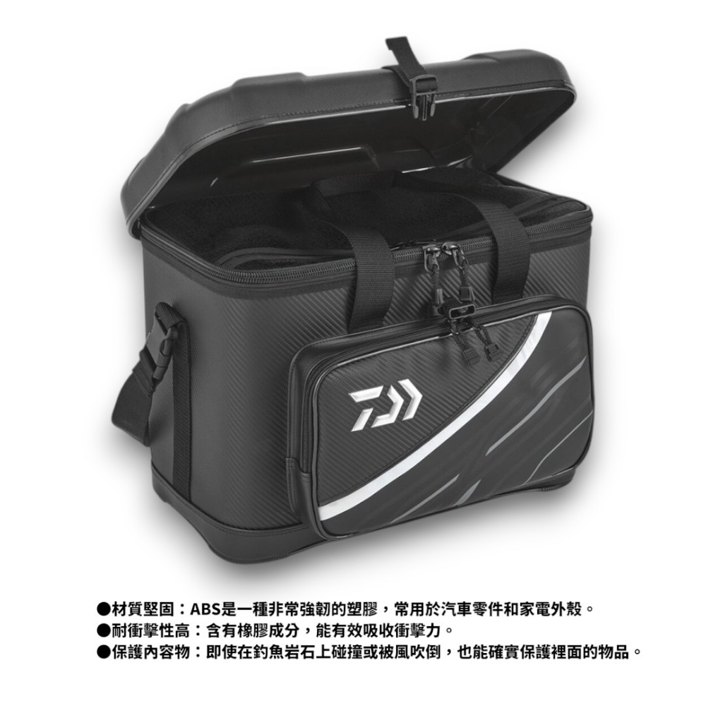 中壢紅海釣具【DAIWA】 COOL BAG  軟冰置物箱 黑/紅 28L/38L  軟冰 軟式冰箱-細節圖2