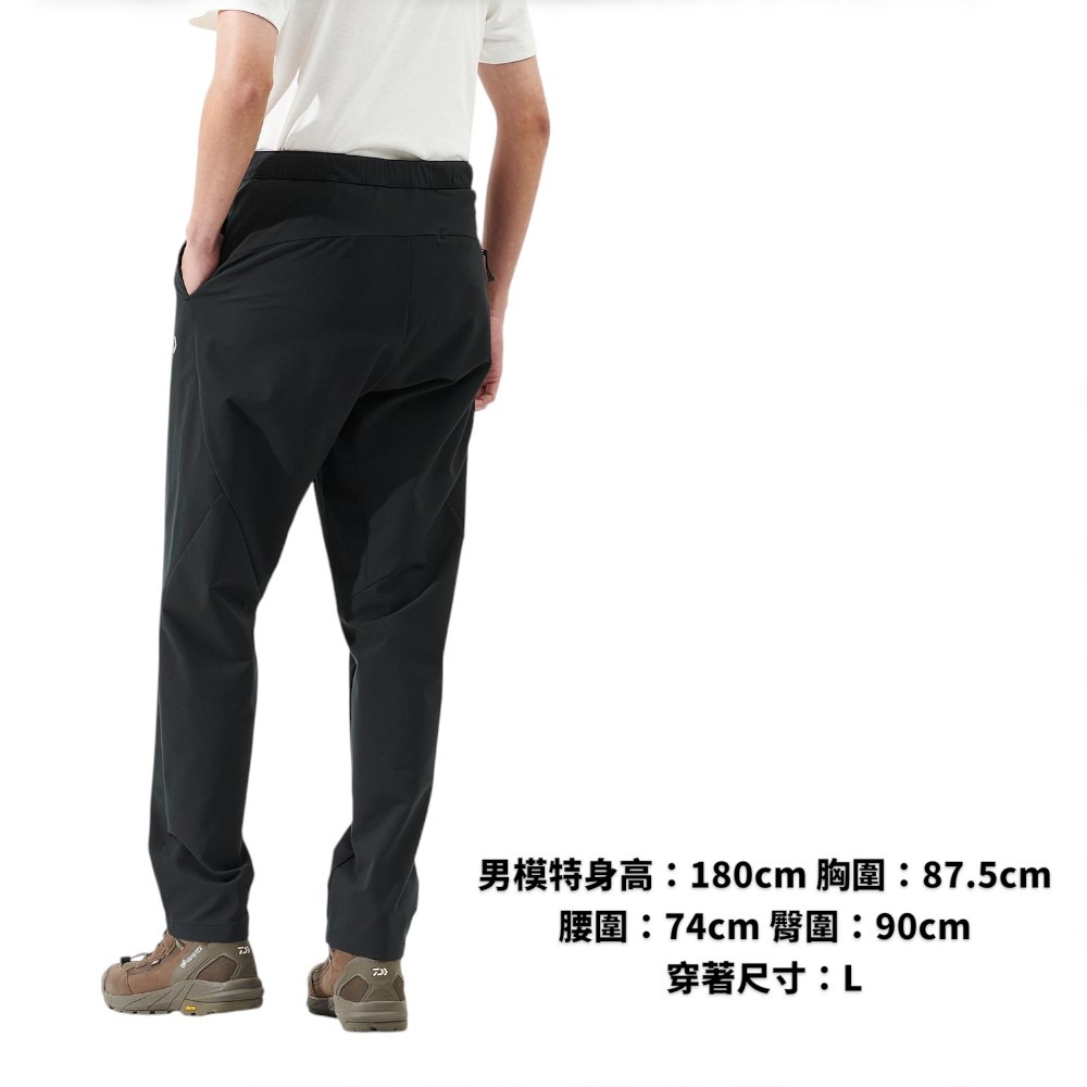 中壢紅海釣具【DAIWA】DP-8525 黑色輕薄防潑水彈性釣魚長褲 [25年款]-細節圖3