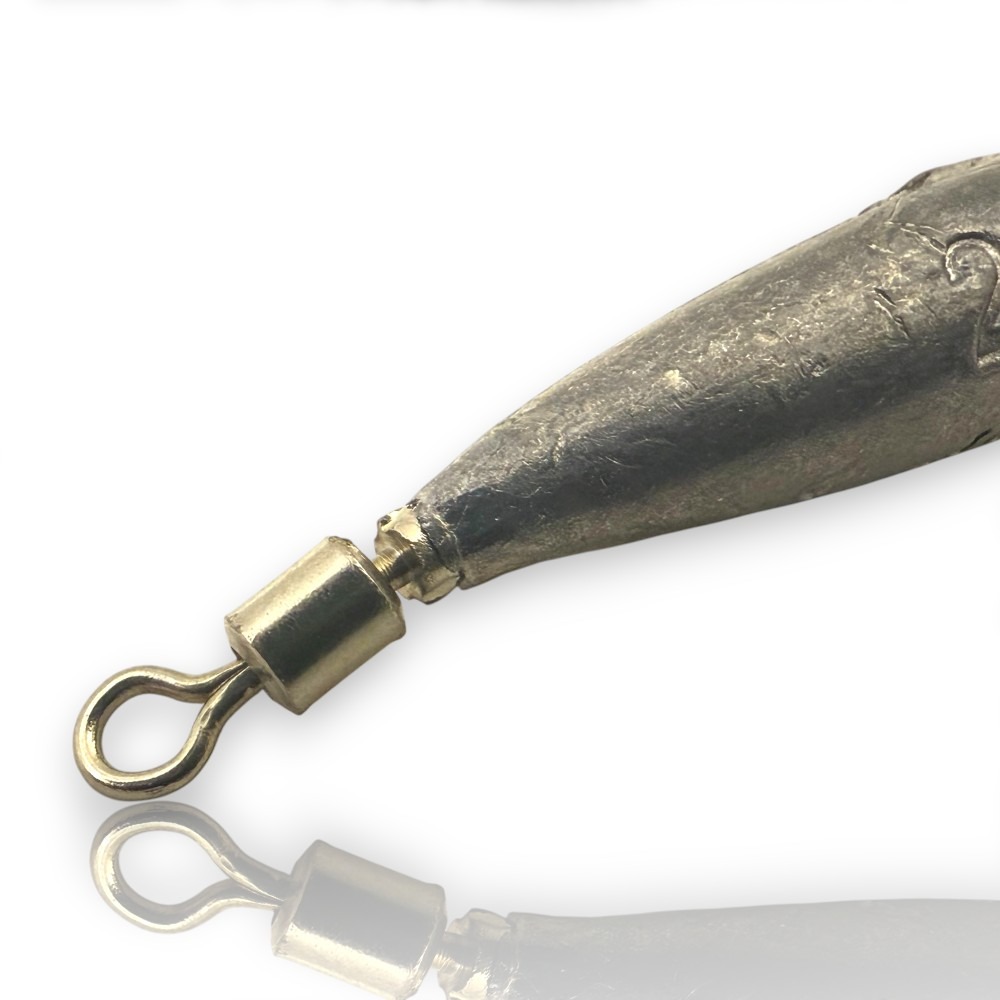 中壢紅海釣具【DELFICO】 達輝 高速轉環鉛 配重轉環 鉛錘 (台灣製造) 轉環銅錘-細節圖3