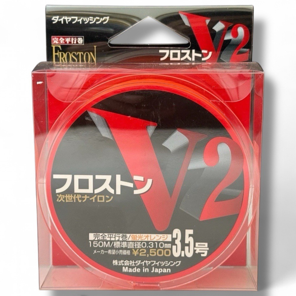 中壢鴻海釣具 日本島內線【DiaFishing】フロストン V2 螢光橘 磯釣母線 150m 全游動 全層 沉水線 磯釣-規格圖11