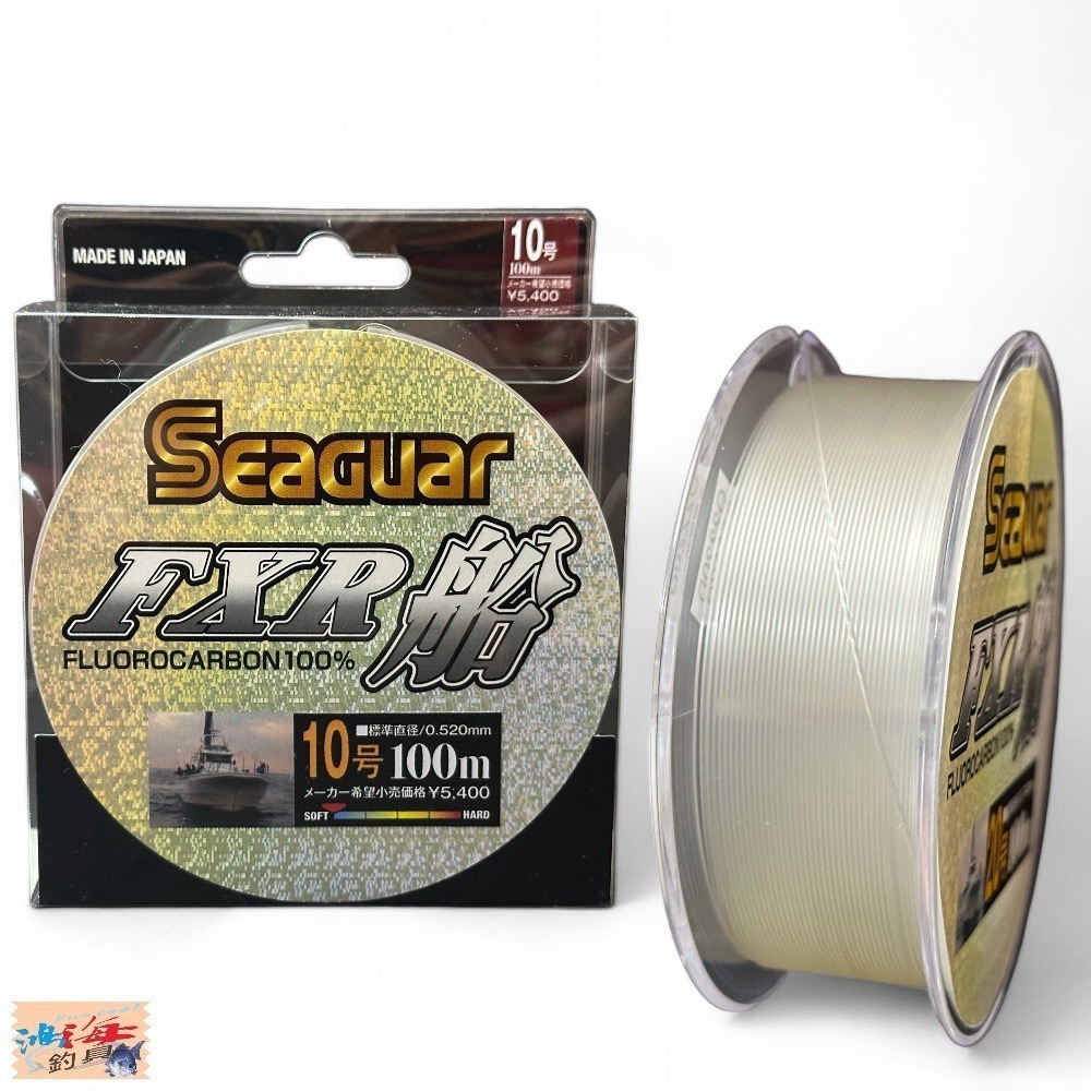 中壢鴻海釣具 【Seaguar】FXR船 100m 卡夢線  碳纖線 軟卡夢線 碳素子線 日本製 全號數齊全 日本島內線-細節圖2