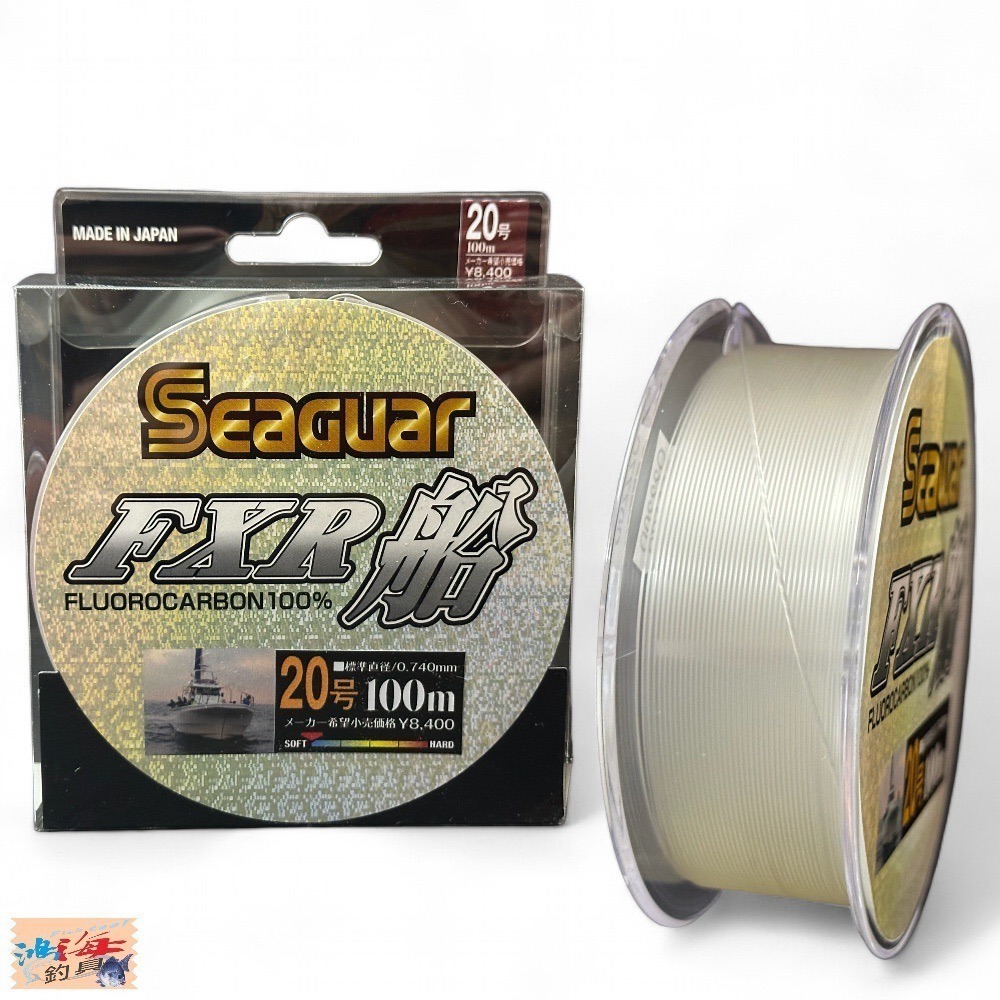 中壢鴻海釣具 【Seaguar】FXR船 100m 卡夢線  碳纖線 軟卡夢線 碳素子線 日本製 全號數齊全 日本島內線-細節圖6