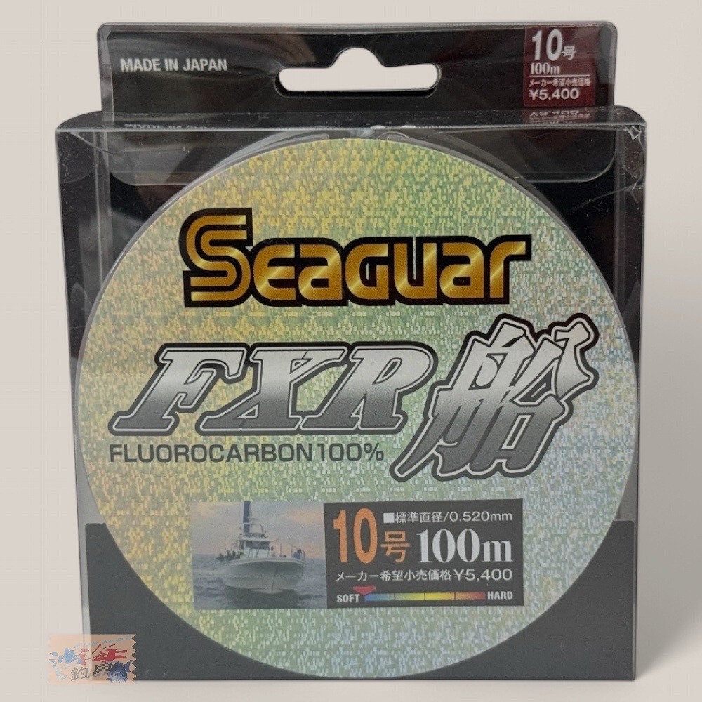 中壢鴻海釣具 【Seaguar】FXR船 100m 卡夢線  碳纖線 軟卡夢線 碳素子線 日本製 全號數齊全 日本島內線-規格圖9