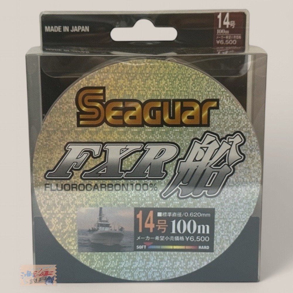 中壢鴻海釣具 【Seaguar】FXR船 100m 卡夢線  碳纖線 軟卡夢線 碳素子線 日本製 全號數齊全 日本島內線-規格圖9