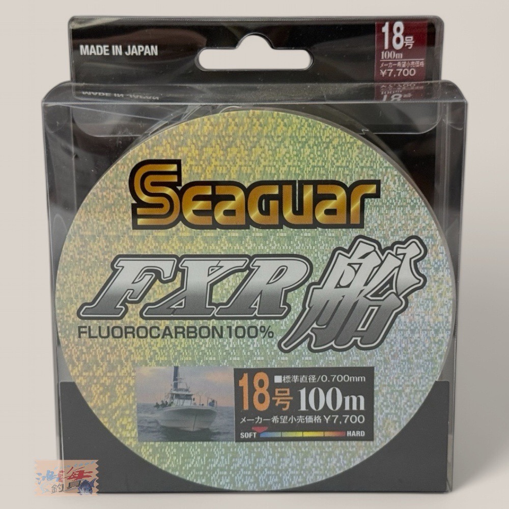 中壢鴻海釣具 【Seaguar】FXR船 100m 卡夢線  碳纖線 軟卡夢線 碳素子線 日本製 全號數齊全 日本島內線-規格圖9
