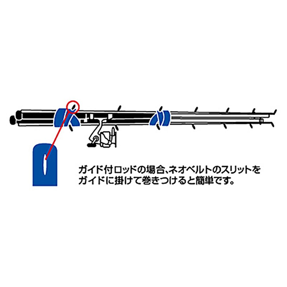 (紅海釣具企業社)《DAIWA》束竿帶 NEO BELT (B) MINI釣竿綁帶 束竿袋 彈性 魔鬼氈 綁竿帶-細節圖2