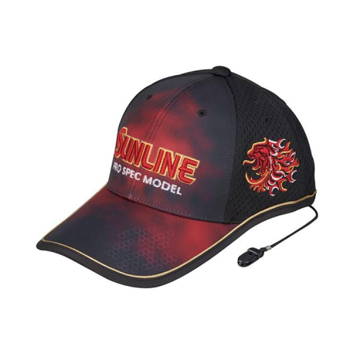 (鴻海釣具企業社)《SUNLINE》CP-3394 紅色刺繡釣魚帽