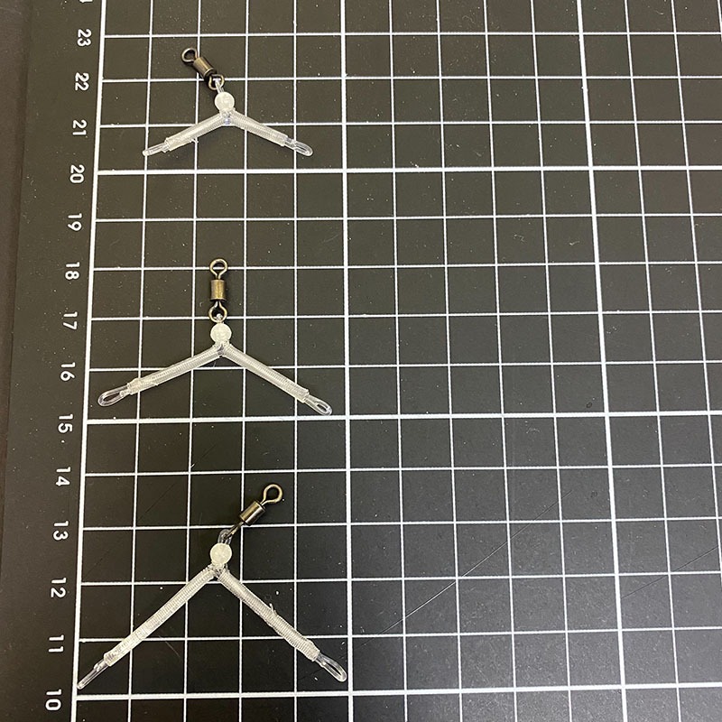 中壢紅海釣具【Shemaul 士貿】尼龍三叉扁擔(白) 釣魚天秤 三叉轉圜 釣魚配件-細節圖3