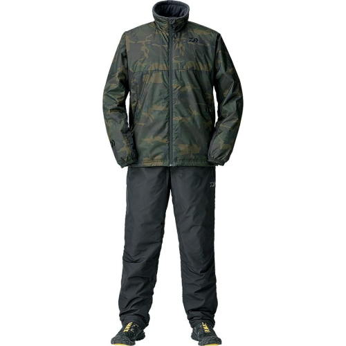 (鴻海釣具企業社)《DAIWA》DI-52008 防風套裝 迷彩綠 保暖套裝外套