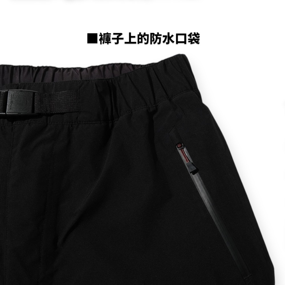 中壢紅海釣具【DAIWA】DW-1925 GORE-TEX 黑色多功能冬季保暖釣魚套裝 (25年秋冬款)雨衣套裝-細節圖8