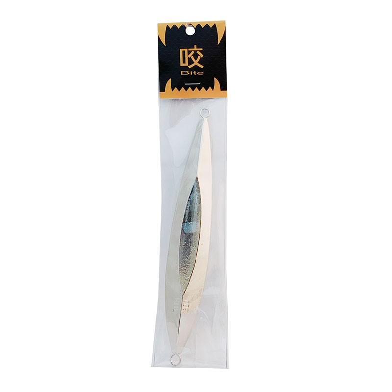 (紅海釣具企業社)Crazy Bite 狂咬鐵板 無鉤款 船釣 紅甘 青物 經典銀色60g-600g 小搞搞 深海假餌-細節圖3