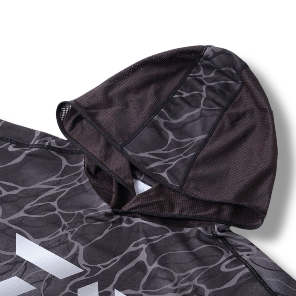 紅海釣具企業社【DAIWA】 DE-3725 防曬透氣連帽釣魚長袖 [25年款]  抗紫外線 吸濕排汗-細節圖4