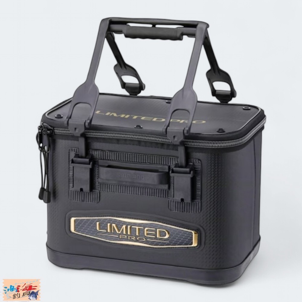 紅海釣具企業社【SHIMANO】 BK-111X LIMITED PRO 誘餌桶 硬式餌袋 誘餌袋A撒桶置物袋 24年款-規格圖11