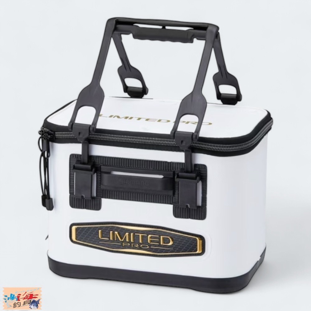 紅海釣具企業社【SHIMANO】 BK-111X LIMITED PRO 誘餌桶 硬式餌袋 誘餌袋A撒桶置物袋 24年款-規格圖11