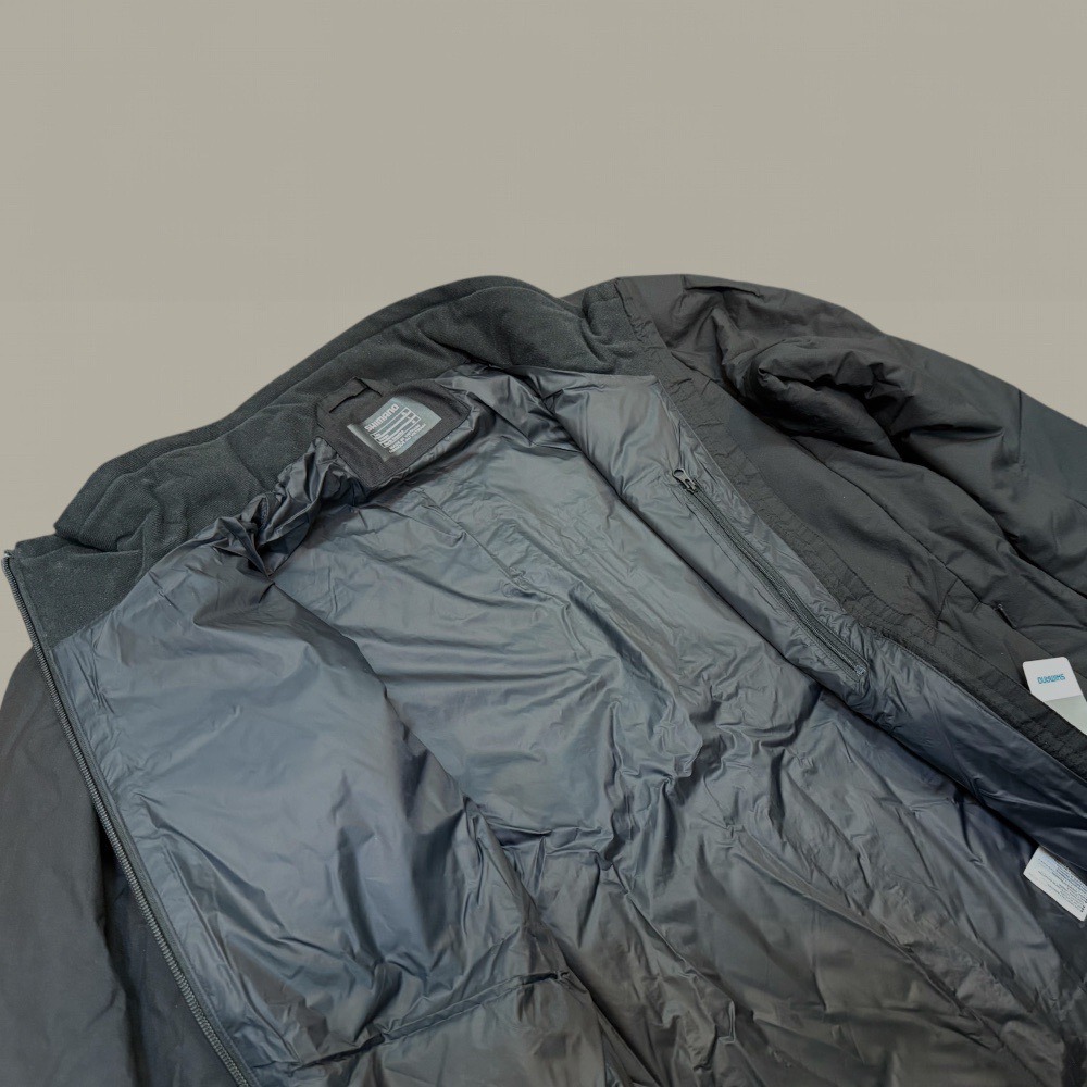 中壢鴻海釣具【SHIMANO】MD-055T 鋪棉保暖釣魚套裝 冬季長袖套裝 外套+長褲-細節圖5