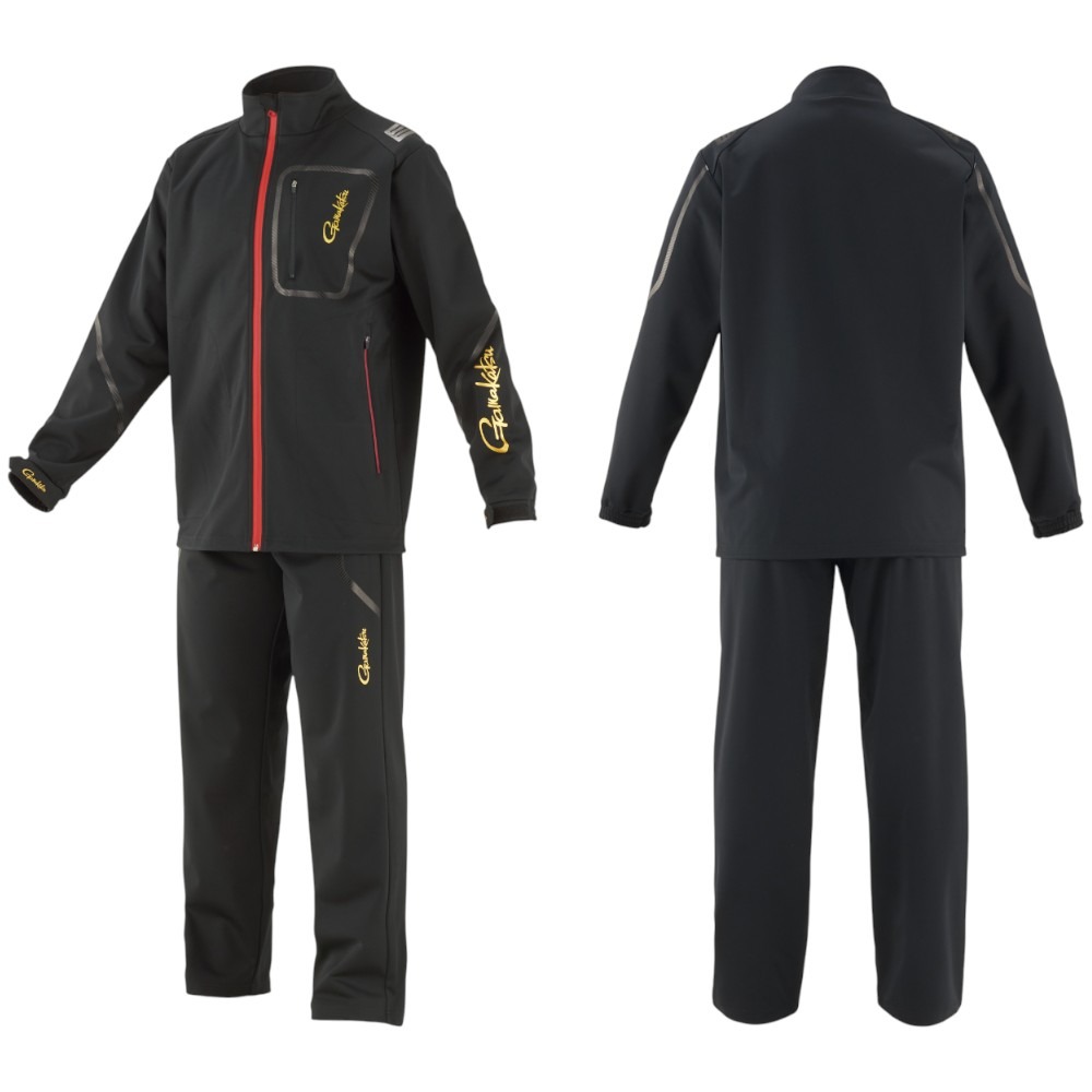 中壢紅海釣具【gamakatsu】GM-3618 黑色防風透濕保暖釣魚套裝-規格圖8
