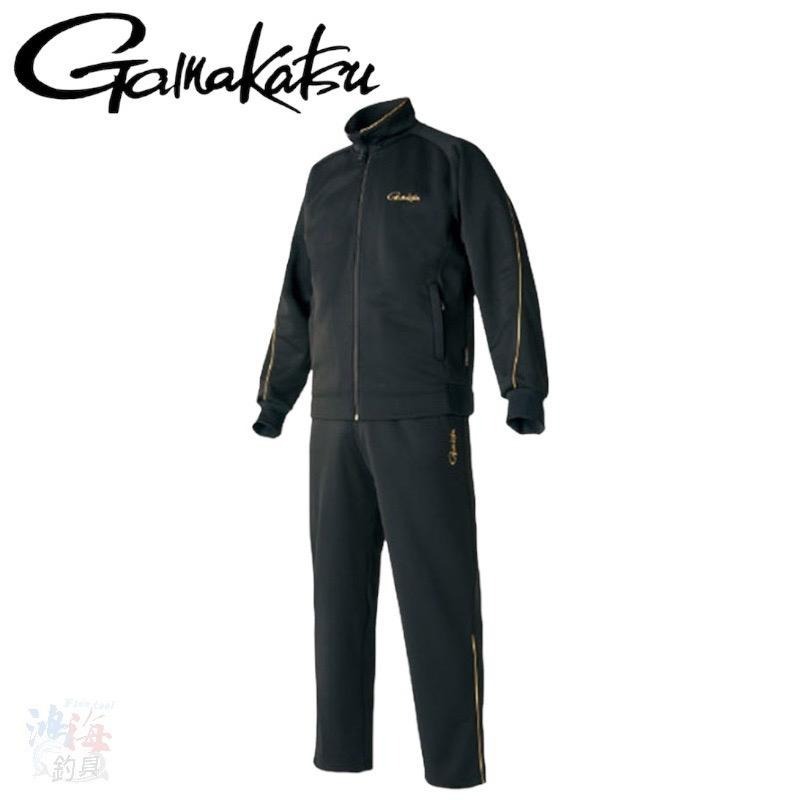 鴻海釣具企業社《gamakatsu》GM-3623  黑金色休閒套裝 零碼出清 L號-細節圖2
