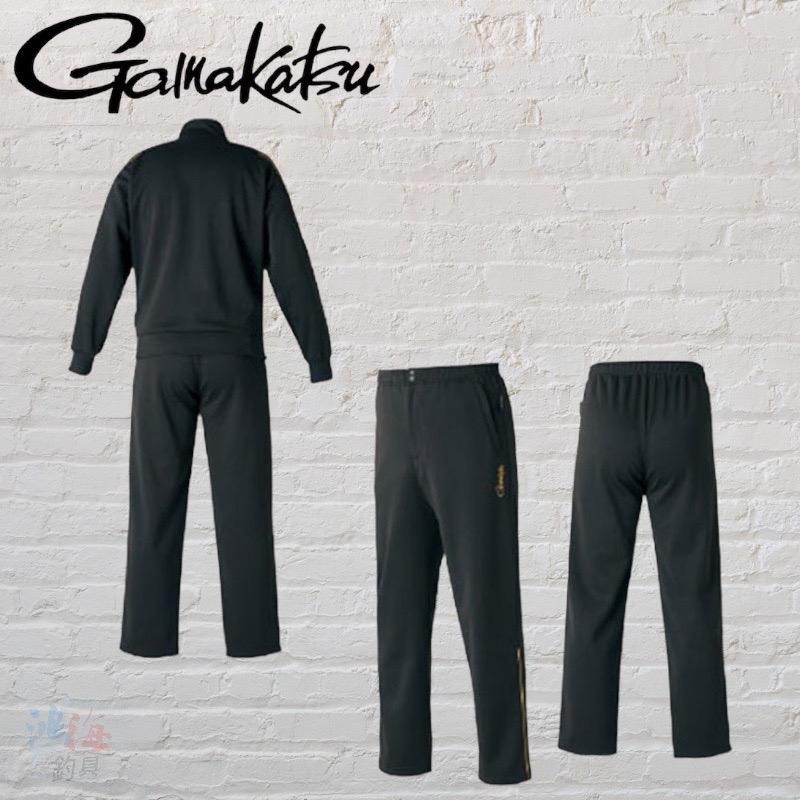 鴻海釣具企業社《gamakatsu》GM-3623  黑金色休閒套裝 零碼出清 L號-細節圖3