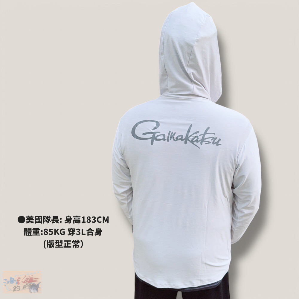 紅海釣具企業社【gamakatsu】 GM-3747 附面罩連帽釣魚長袖衫 (25年款)-細節圖6