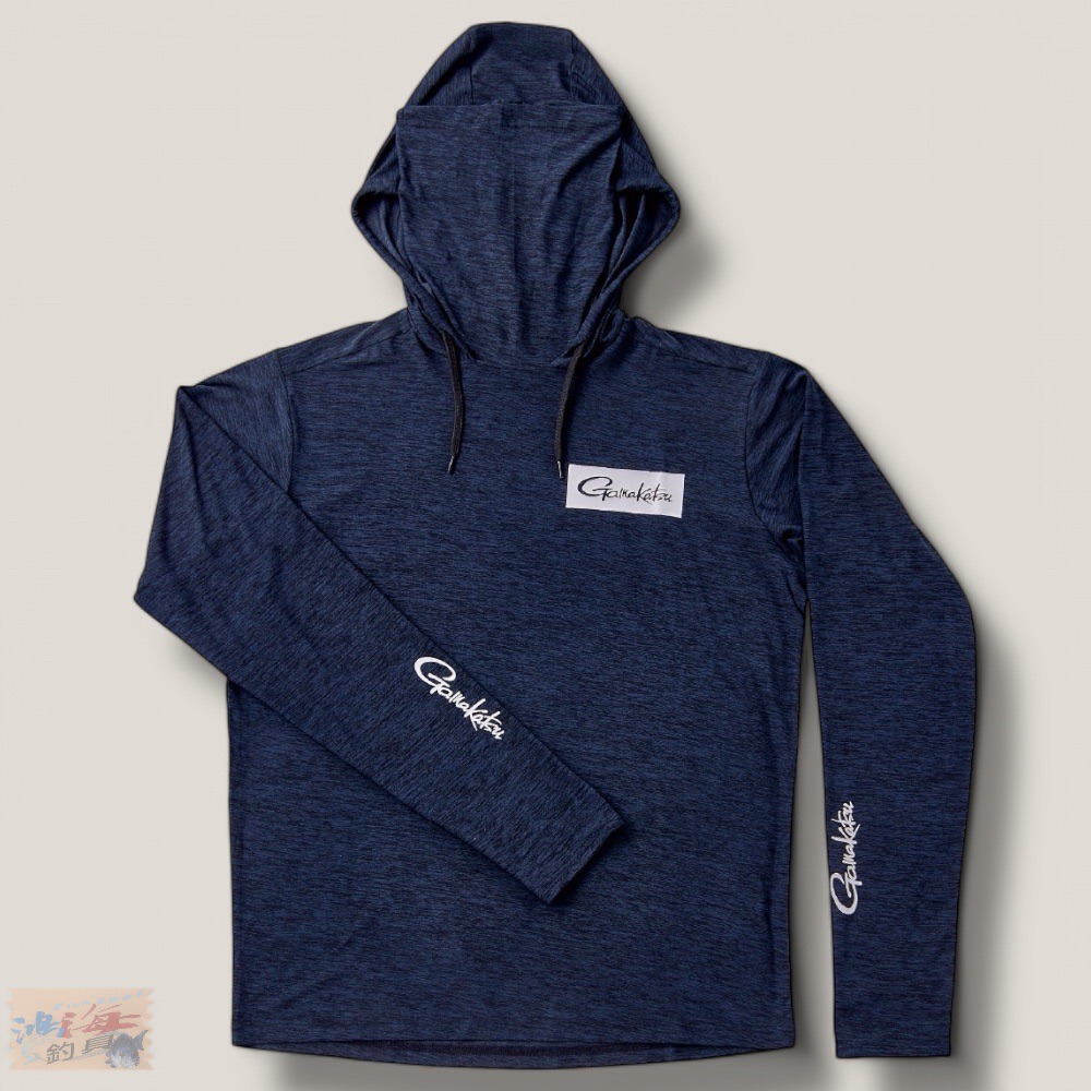 紅海釣具企業社【gamakatsu】 GM-3747 附面罩連帽釣魚長袖衫 (25年款)-規格圖11