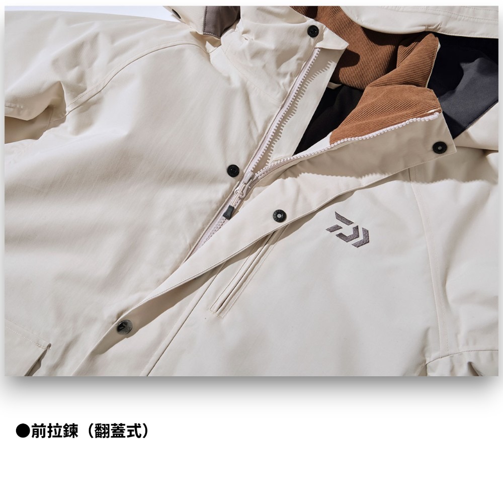 中壢紅海釣具【DAIWA】DW-3225 RAINMAX 黑色冬季保暖套裝 (25年秋冬款) 釣魚套裝 雨衣-細節圖4