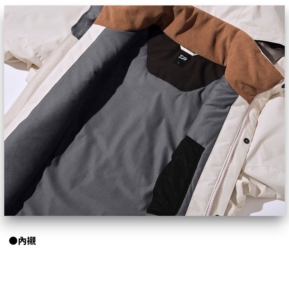 中壢紅海釣具【DAIWA】DW-3225 RAINMAX 黑色冬季保暖套裝 (25年秋冬款) 釣魚套裝 雨衣-細節圖11