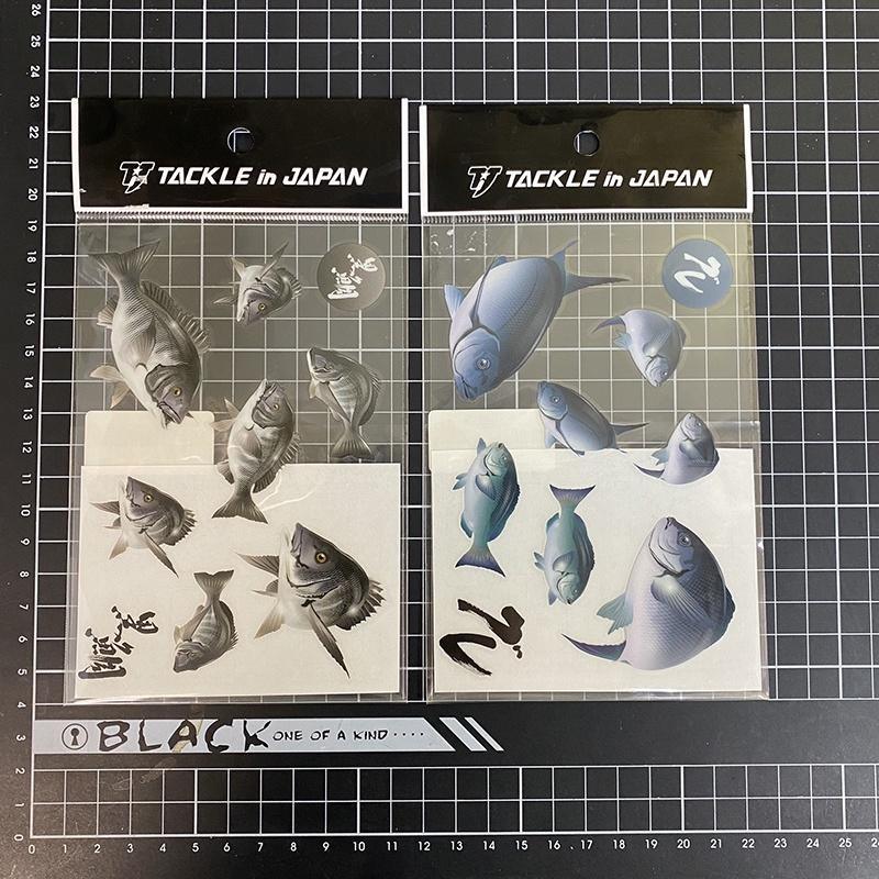 鴻海釣具企業社《TACKLE IN JAPAN》立體魚型轉印貼紙-細節圖8