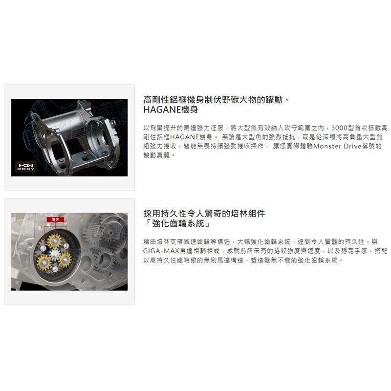 紅海釣具企業社  【SHIMANO】Beast Master MD3000 電動捲線器-細節圖5