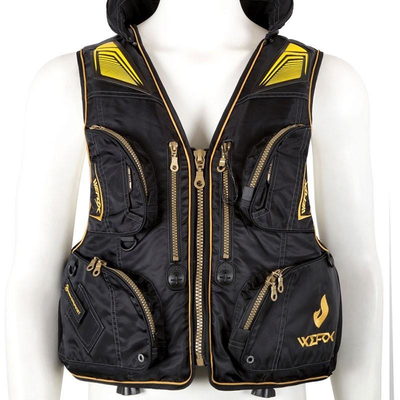 中壢紅海釣具【WEFOX】WCX-4007 救生衣 救生背心 磯釣 海釣 釣魚背心-細節圖2