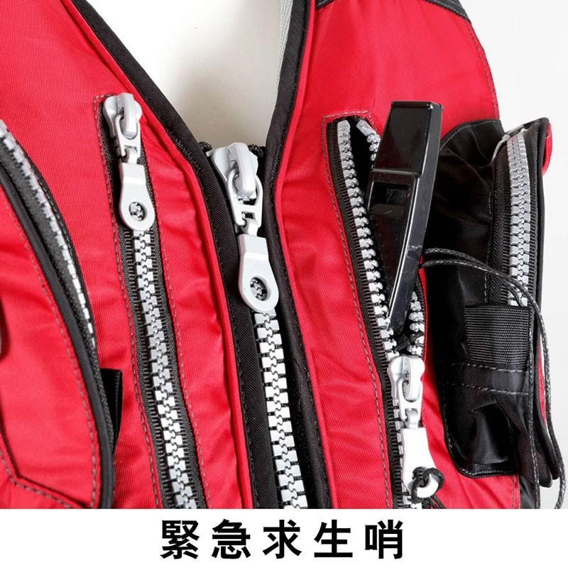 中壢紅海釣具【WEFOX】WCX-4007 救生衣 救生背心 磯釣 海釣 釣魚背心-細節圖7