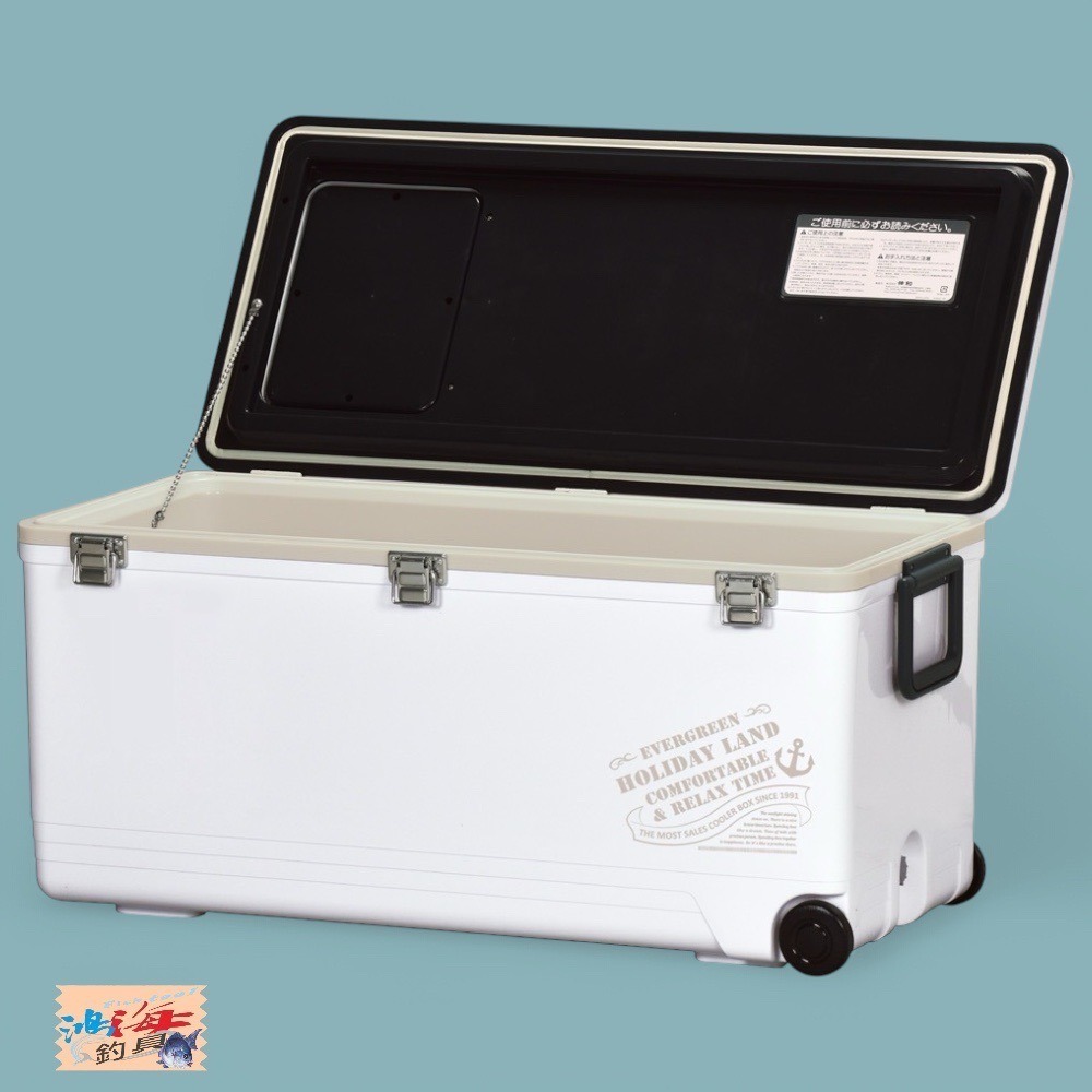 鴻海釣具企業社【SHINWA】 (日本製) 伸和 HOLIDAY CBX-48L 冰箱  硬式冰箱 保冷冰桶釣魚冰箱露營-細節圖2