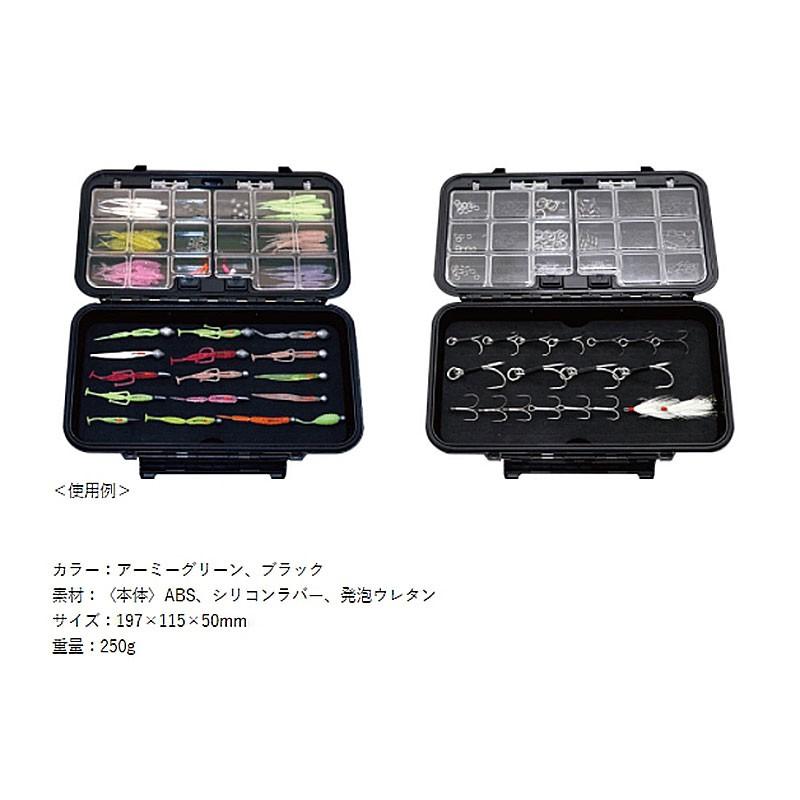 (鴻海釣具企業社)《gamakatsu》LE-500 零件盒 黑色 路亞收納盒-細節圖3