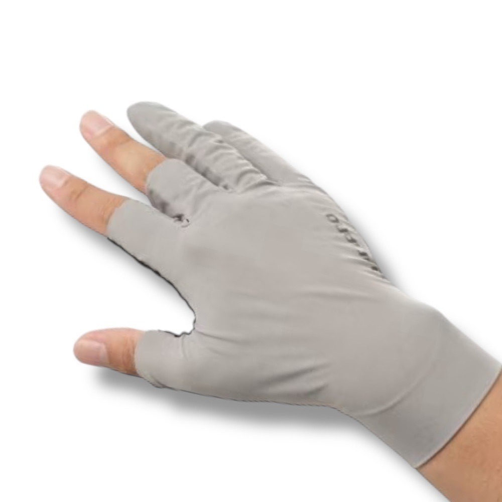 紅海釣具企業社【SHIMANO】 GL-006Y 黑色 露三指釣魚手套 (25年春夏款)-細節圖2