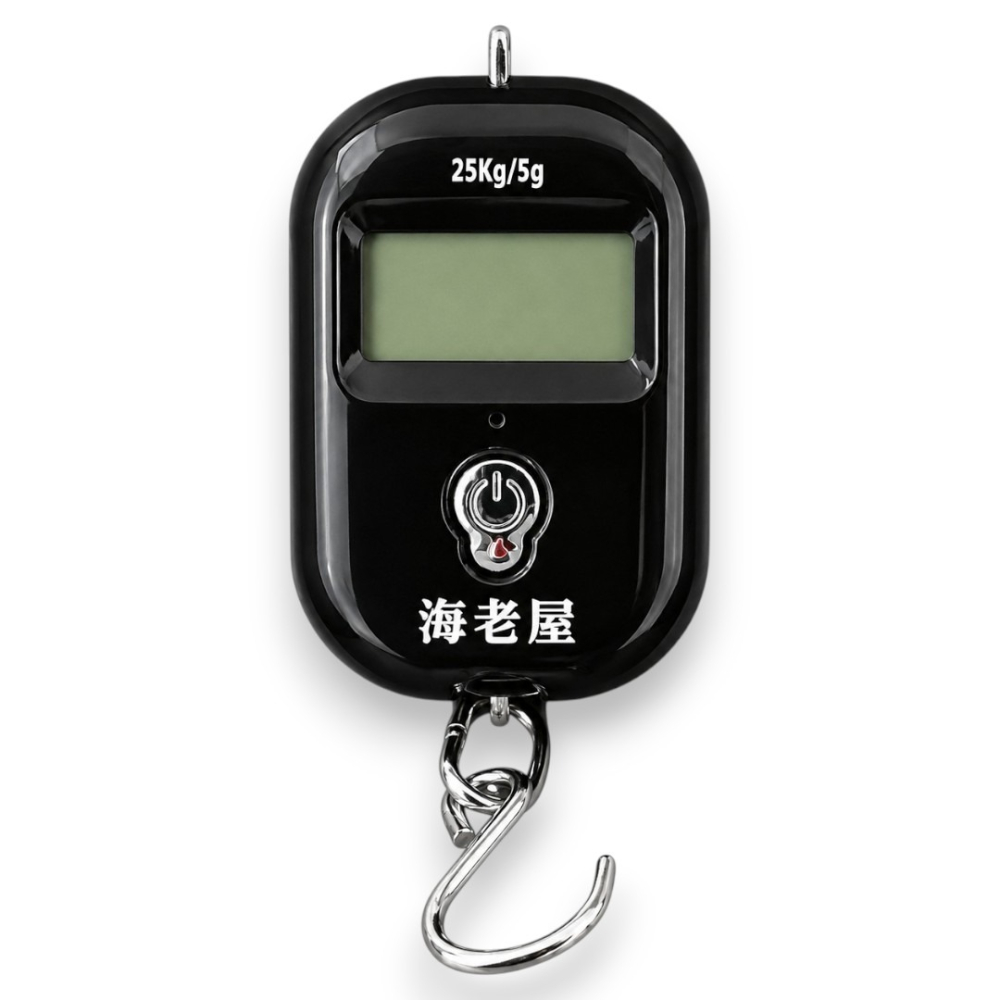 中壢紅海釣具【TANAKA】A-210海老屋電子秤(含電池) 25KG 秤蝦 秤魚貨 秤行李 攜帶式 磅秤 釣魚裝備-細節圖3