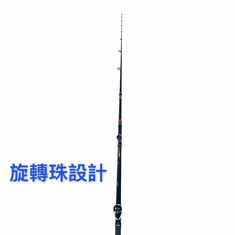 (中壢鴻海釣具)《PRO HUNTER》THMB663M手持透抽竿 雙竿尾 旋轉珠 附竿袋 槍柄鐵板竿 船釣鐵板 需宅配-細節圖2