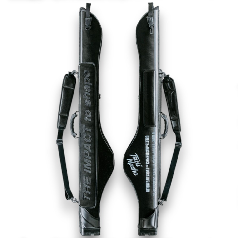 中壢紅海釣具【TSuriMusha】 釣武者 F249 IMPACT 黑色竿袋#145CM (25年款)-細節圖2