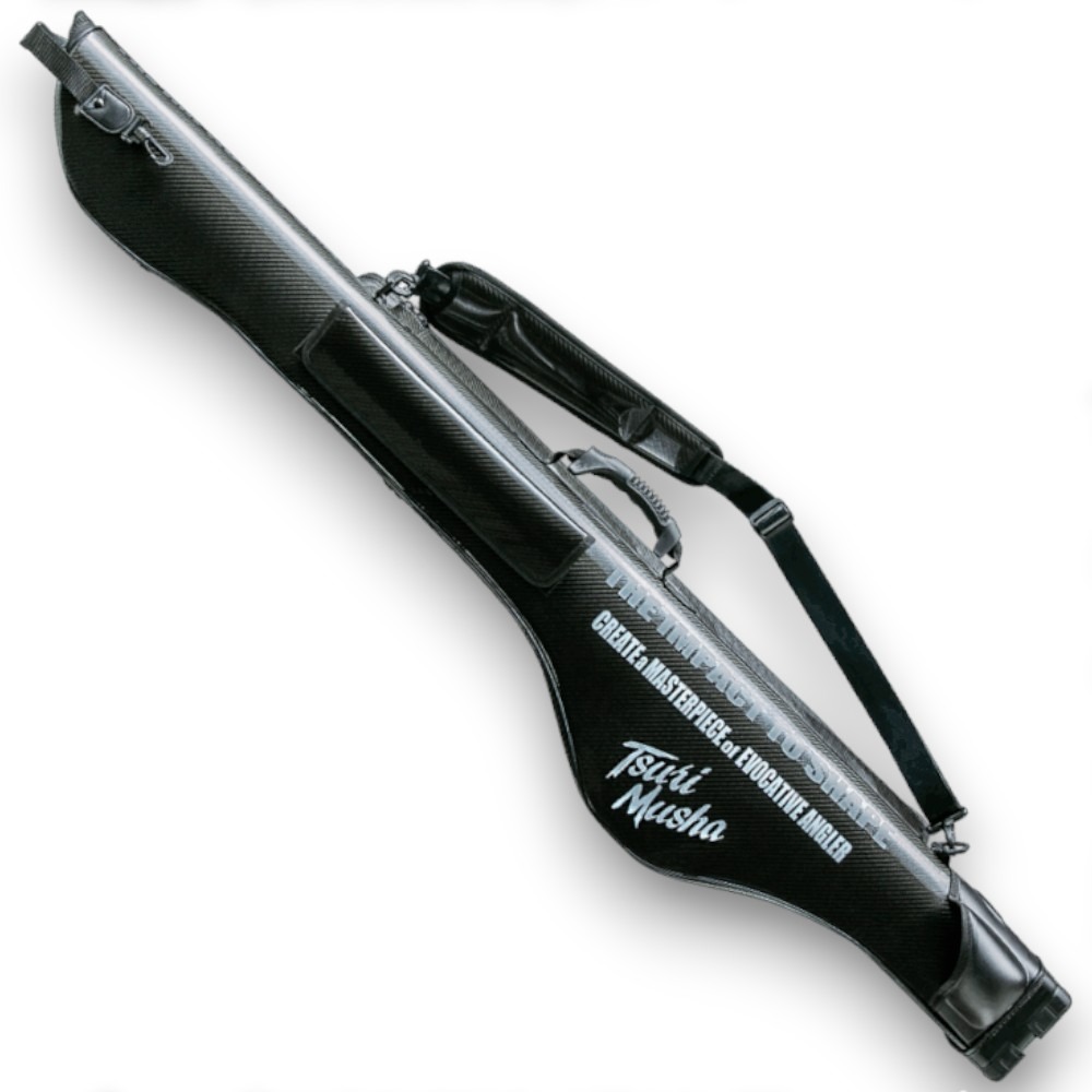 中壢紅海釣具【TSuriMusha】 釣武者 F249 IMPACT 黑色竿袋#145CM (25年款)-細節圖4