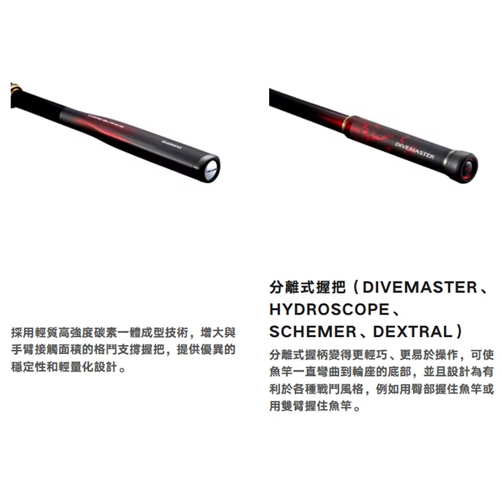 中壢鴻海釣具【SHIMANO】 FIRE BLOOD GURE 熱血 磯釣竿 魚竿 釣竿 需宅配 日本製 (24秋磯款)-細節圖10