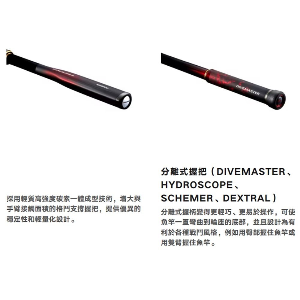 中壢鴻海釣具【SHIMANO】 FIRE BLOOD GURE 熱血 磯釣竿 魚竿 釣竿 需宅配 日本製 (24秋磯款)-細節圖10