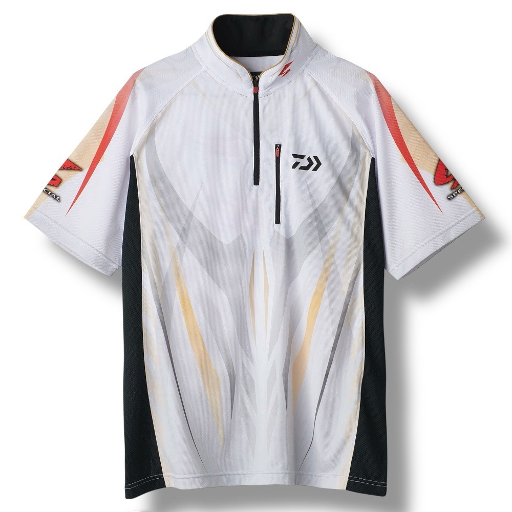 紅海釣具企業社【DAIWA】DE-7125 SPECIAL 半拉鍊釣魚短袖 [25年款] 排汗衫 釣魚衫-細節圖3