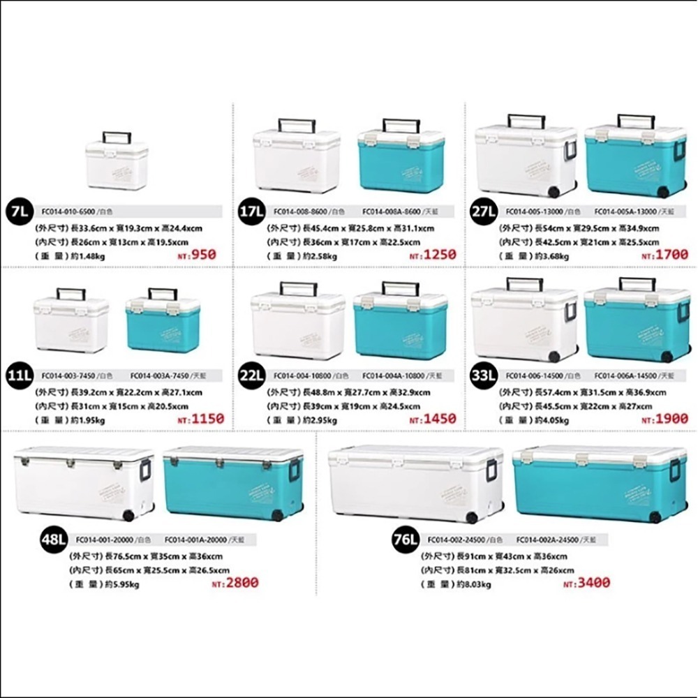 中壢鴻海釣具【SHINWA】伸和HOLIDAY CBX-17L 冰箱  硬式冰箱 保冷冰桶 釣魚冰箱 露營 (日本製)-細節圖10