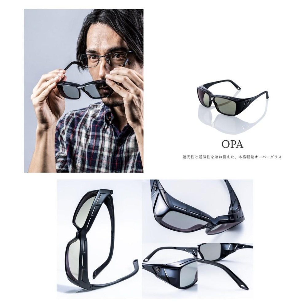 (鴻海釣具企業社) 《ZEAL》OPA系列 F-1900 偏光眼鏡 黑色鏡框 太陽眼鏡 偏光鏡 釣魚眼鏡 全罩式偏光鏡-細節圖2