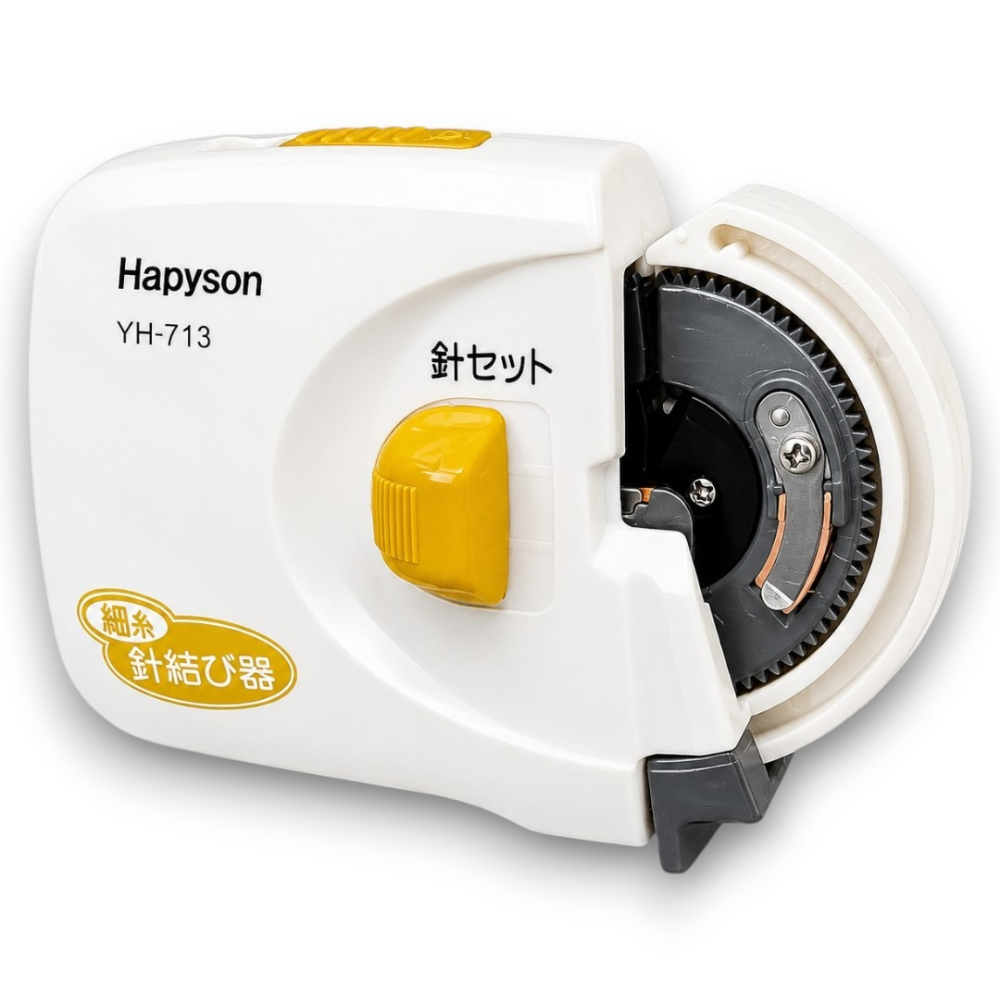 中壢鴻海釣具【Hapyson】YH-713綁鉤器/綁勾器/綁線器 (綁小鉤）日本進口機芯齒輪 超薄型 電動綁鉤器 釣魚-細節圖3
