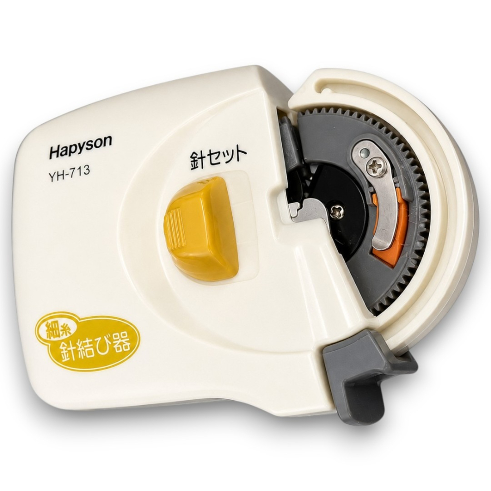 中壢鴻海釣具【Hapyson】YH-713綁鉤器/綁勾器/綁線器 (綁小鉤）日本進口機芯齒輪 超薄型 電動綁鉤器 釣魚-細節圖4