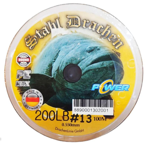 (鴻海釣具企業社)《amika》龍王 POWER 100M/盤 (連結線) 中大斑 龍膽石斑 大物PE線 魚線