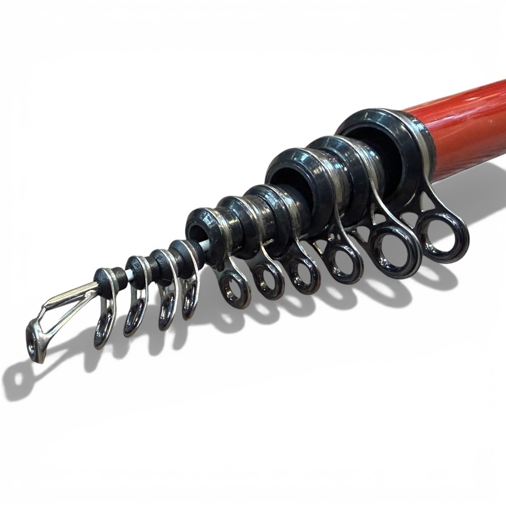 中壢紅海釣具【gamakatsu】Corespec II 海上釣堀 青物 400 磯釣竿 釣魚竿 蚵棚 黑格 振出-細節圖3