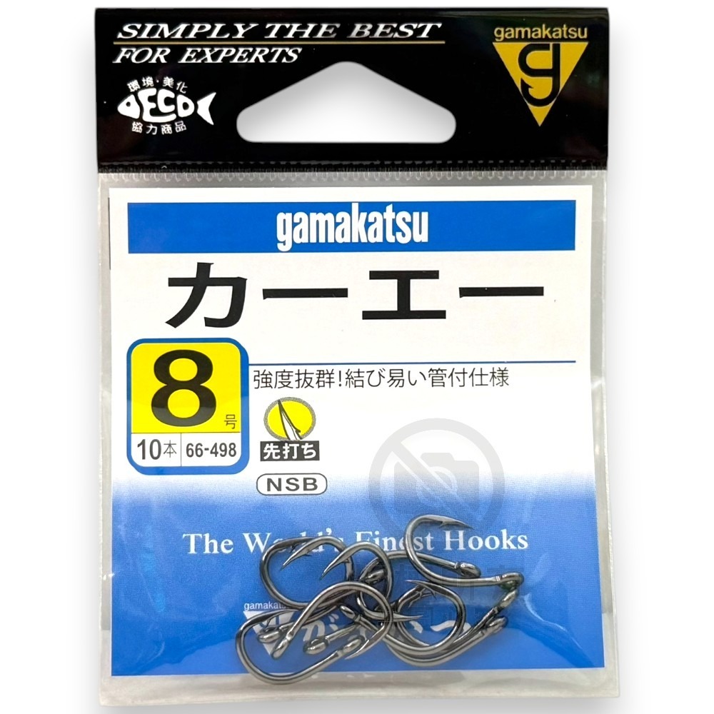 中壢紅海釣具【gamakatsu】カーエー 有倒鈎 管付 磯釣鉤 魚鉤 釣魚 海釣鉤 魚鉤 磯鈎 粗骨-細節圖10