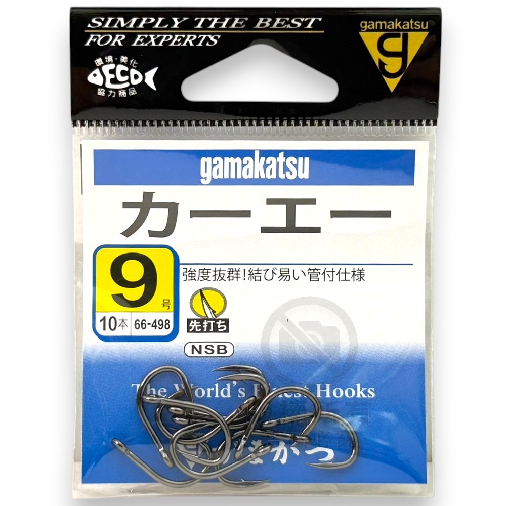 中壢紅海釣具【gamakatsu】カーエー 有倒鈎 管付 磯釣鉤 魚鉤 釣魚 海釣鉤 魚鉤 磯鈎 粗骨-規格圖11