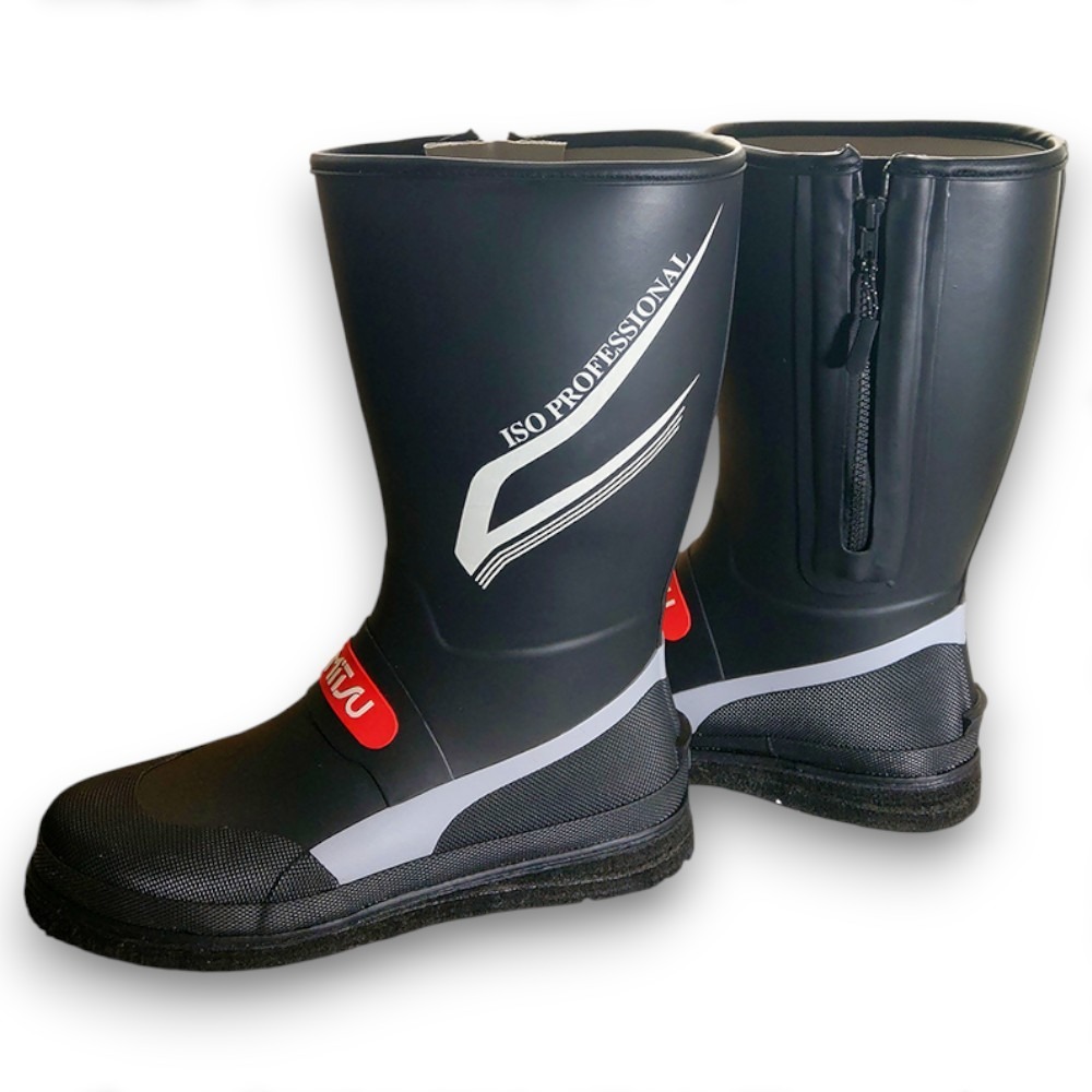 中壢紅海釣具【HARiMitsu】S-1900 長筒毛氈釘鞋 不可換底 磯釣防滑鞋 26~30號-規格圖6