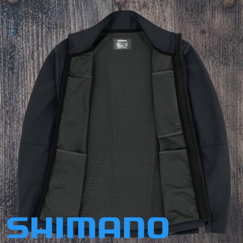 (鴻海釣具企業社)《SHIMANO》21 WJ-041T 黑色防風撥水外套 M-2XL號 機能夾克 釣魚外套-細節圖2